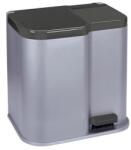 Keter Szemetes kuka Curver® DUO BIN 21L, ezüst/fekete (ST2211421)