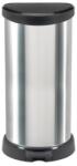 Keter Szemetes kuka Curver® DECO BIN 40L, ezüst/fekete (ST2211420)