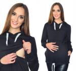  Kismama és szoptatós pulóver M68 fekete S