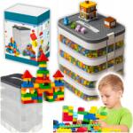 Kruzzel 25758 Játéktároló Doboz Játéktartó Esztétikus, Erős, 4 szintes, 29 literes (KRUZZEL 25758 BOX DO SALONU MOCNY 4poz. 29l)