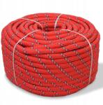  vidaXL Vitorláskötél polipropilénből, 6 mm, 500 m, piros (143816)
