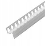 EVISO Fali Lécső Jobb Oldali Ezüst Színű, Szántott 120cm (LSSB-0003)