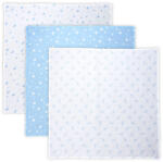 Lorelli Muszlin takaró 80x80 cm - Trio Aquatic Mix - palincsjatek