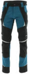 SARA Cottonflex munkavédelmi derekas nadrág fekete/petrolkék színben (DT-SARA-1-05-535-25-80-50)