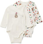 Tchibo - 2 baba hosszú ujjú body - kisgyerek - méret 98/104 - fehér