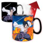  Naruto Shippuden Magic Mug hőre változó bögre Sasuke (Ajándéktárgyak)