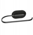 Rodeno Univerzális Wc Papír Tartó Fekete Acél Konyhai Akasztó (ROD7014)