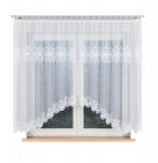  Klasszikus függöny 175x350 jacquard fehér békás függöny (ŻANETA 175x350)