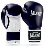 Allright Power Gel Boxkesztyű, 10oz, fekete, PU bőr, gél betét (SW02042)