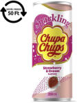 Chupa Chups Üdítőital szénsavas CHUPA CHUPS Eperkrém 250 ml