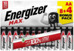 Energizer Elem ceruza ENERGIZER "Max" AA 8+4 darabos (EMAAB8+4N) - papir-bolt