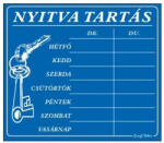 Gungl Dekor Piktogram Nyitva tartás /számokkal/ 7 napos kék (010/ 1K)