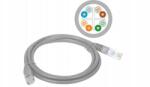 ALANTEC Patch-cord U/utp kat. 6 Pvc 2.0m szürke KKU6SZA2 (KKU6SZA2)