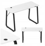 Huzaro Gamer számítógép asztal Huzaro fehér karbon Játékos 120cm (HZ-HERO 1.5 WHITE)