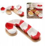 Chomik Karácsonyi Tál Szett Cukorpálca Mártogatós Előétel Ajándékba (MUT4574)