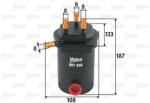 VALEO Filtru combustibil VALEO 587556 (587556) - fixbox