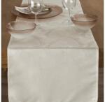 EUROFIRANY Isla banánlevél mintás jacquard asztali futó Krémszín 40x140 cm