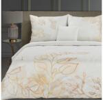 Eurofirany Blanca7 pamut-szatén ágyneműhuzat Fehér/arany 140x200 cm - 70x90 cm 1db