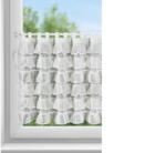 EUROFIRANY Lilia modern vitrázs függöny Fehér 70x150 cm