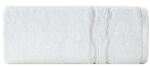 Eurofirany Karin pamut törölköző fényes cérnával szőtt díszítéssel Fehér 70x140 cm