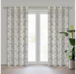 EUROFIRANY Mira vadvirág mintás vászon függöny Natúr 140x250 cm