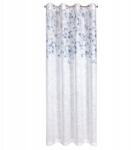 Eurofirany Függöny huzat Ana 140x250 fehér kék szürke gallyak (431707)