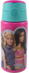 Barbie Love alumínium szívószálas kulacs akasztóval 500 ml
