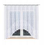  Klasszikus kész függöny 170x300 fehér, nappali bevágással (KING A 170x300)