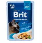 Brit Premium tasak macskáknak Gravy Fillets Adult 85g Csirke szószban