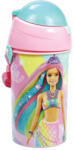 Barbie Sparkle műanyag szívószálas kulacs akasztóval 500 ml