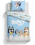 Spin Master Bluey kutyus család ágyneműhuzat 140x200cm, 70x90 cm