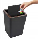 Rodeno Szemetes Fekete 5, 5L Réz Színű, Elegáns, Tartós, Fürdőszobába, Irodába (ROD2878)