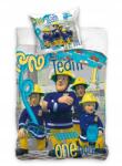 Carbotex Tűzoltó Sam Team Fireman kétoldalas ágyneműhuzat (FS225013-PP/140X200)