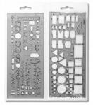 KOH-I-NOOR Elektromos-tech rajzsablon (703071)