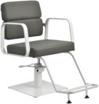  PORTO szürke fodrászszék fehér karfával