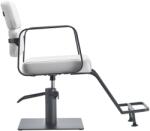  PORTO fehér fodrászszék szürke karfával