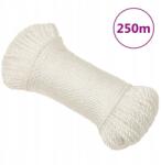 VidaXL Munkakötél, fehér, 6 mm, 250 m, polipropilén (8720287132486)