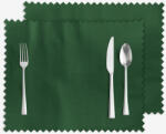 Goldea suporturi farfurii teflonate - verde închis - 2 buc 30 x 40 cm Fata de masa