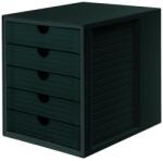 HAN Suport plastic cu 5 sertare pentru documente, HAN - negru (HA-1450-13) - officeclass