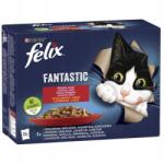 Purina Felix Fantastic Nedves Macskaeledel Vidéki Ízek MIX Hússal 12 X 85 G