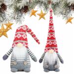 Korbi Manó Karácsonyi Manó Dekoráció Ülő Manó Nagy Dísz Piros 36CM (Korbi SKRZAT ŚWIĄTECZNY CZERWONY 42CM)