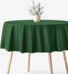 Goldea kör alakú teflonos terítő - sötétzöld Ø 150 cm