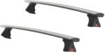 Fabbri Bare transversale pentru Dacia Sandero generatia 3, model 2020 - prezent, Fabbri Viva 12 ALU, sistem cu prindere pe plafon normal, aluminiu, argintiu (KIT6540018-6530020-6520358) - upcar