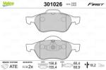 VALEO Set placute frana VALEO 301026 (301026)