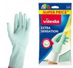 Vileda Gumikesztyű Vileda Extra Sensation L/9 Erős (Rękawice Gumowe Vileda Extra Sensation L/9)
