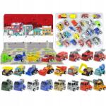  Adventi Naptár Verdák Gyerekek Fiúk Verdák 24 db 2025 Ajándék (Kalendarz pojazdy samochodziki święta adwent)