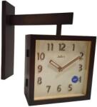 Adler Ceas de perete Adler cu doua fete, lemn 30304 Nuc