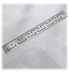 Bituxx Zuhanyfolyóka lineáris padlóösszefolyó szufonnal 110cm hosszú acél (M14741)