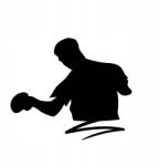  Autós matrica ping-pong 5y 15cm x 12cm