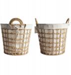 Rodeno Ruhás Kosár, Szervező 28L Tároláshoz Bézs Fehér Belsővel, Fürdőszobába (ROD1963)